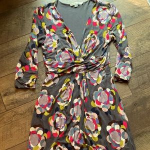 Boden | Fit & Flare 3/4 Sleeve Dress 8p
